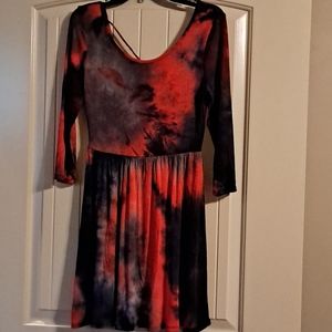 Bo Bel boutique tye dye knit dress small